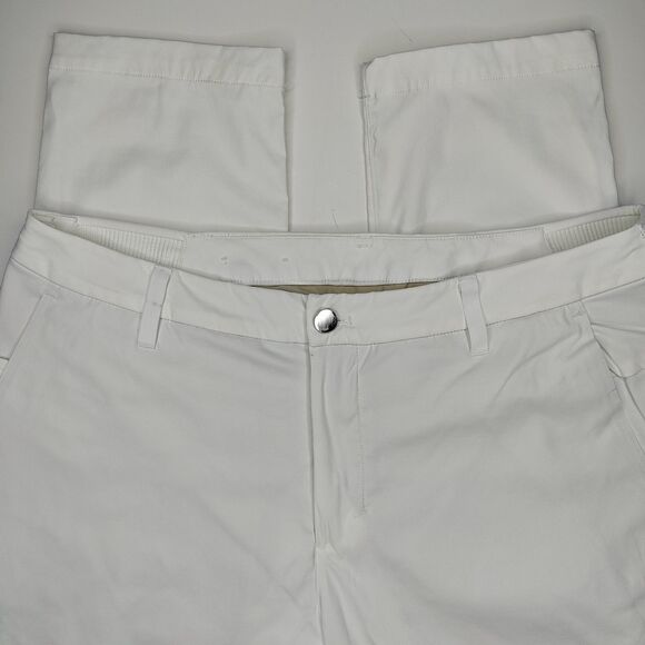 Lululemon Mens 34x34 Commission Golf Classic Tapered Leg M5AS9S White Pants - Picture 3 of 7